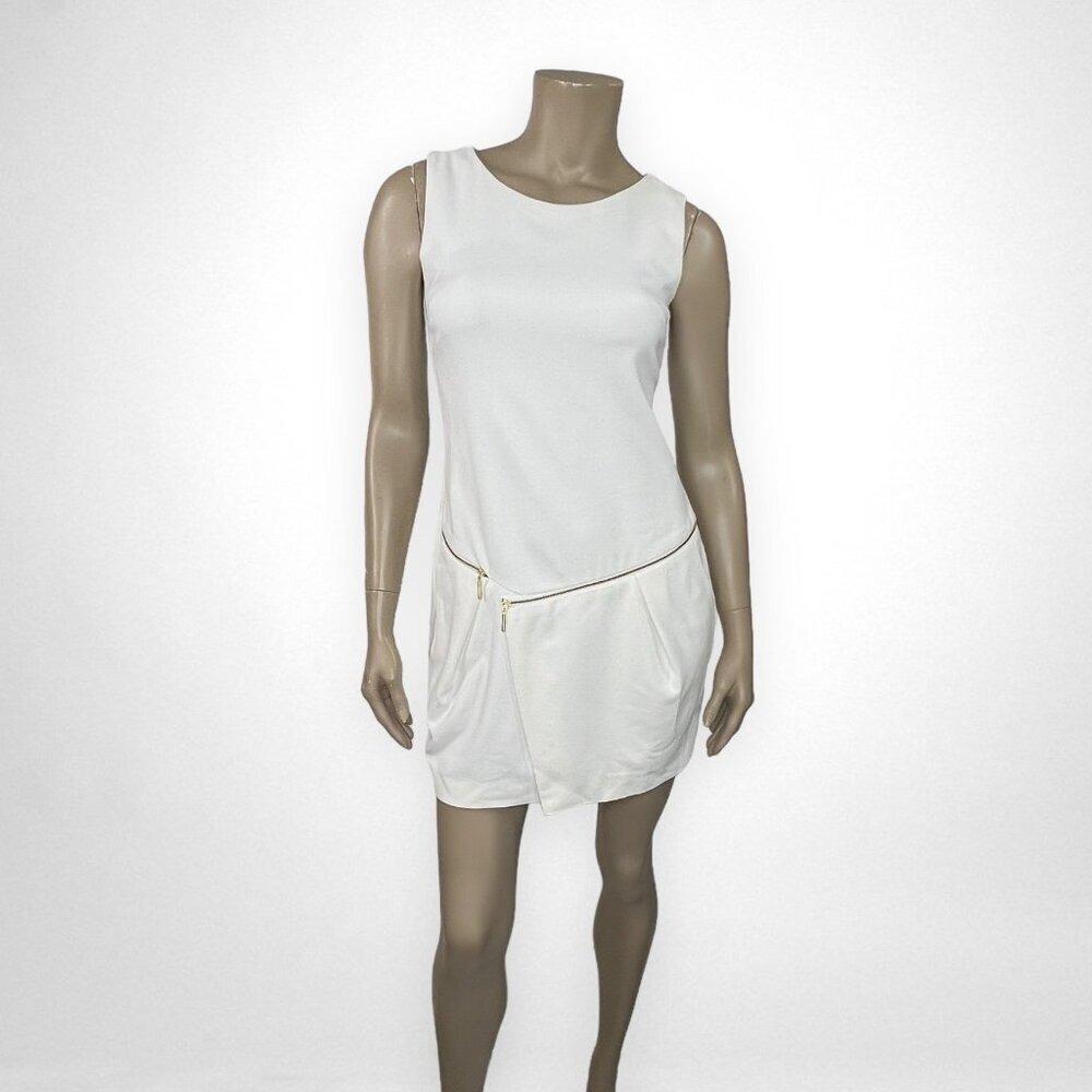 MOHITO Sleeveless White Mini Dress Small - UK 36